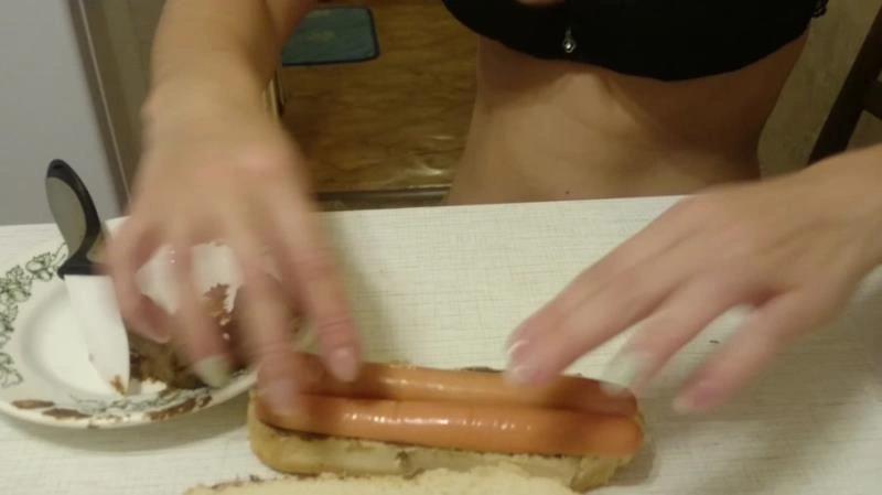 Hotdog With Shit Is Delicious Food Brown wife - (2021/FullHD/Scatshop)