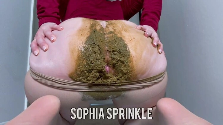 Pantyhose Poop and Smear in Red Dress Sophia Sprinkle - (2023/FullHD)