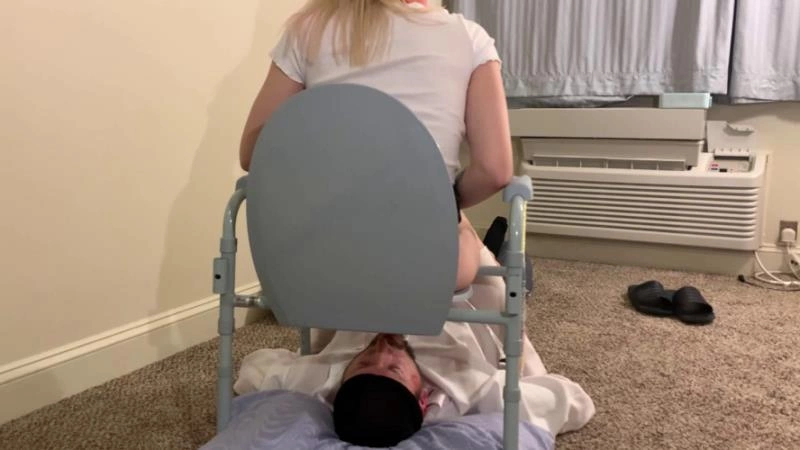 Scat Slave Bottomless Toilet 2 with Princess Kazer P1 (2025/FullHD)