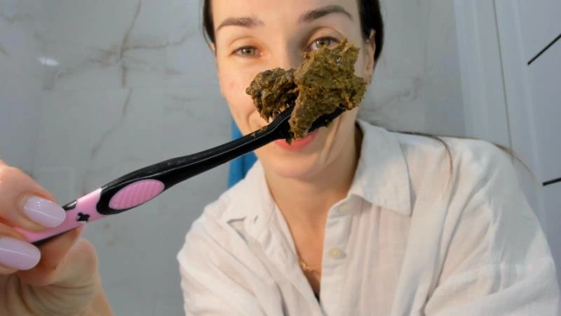 let's brush my teeth with poop paste OksiLove - (2025/FullHD)