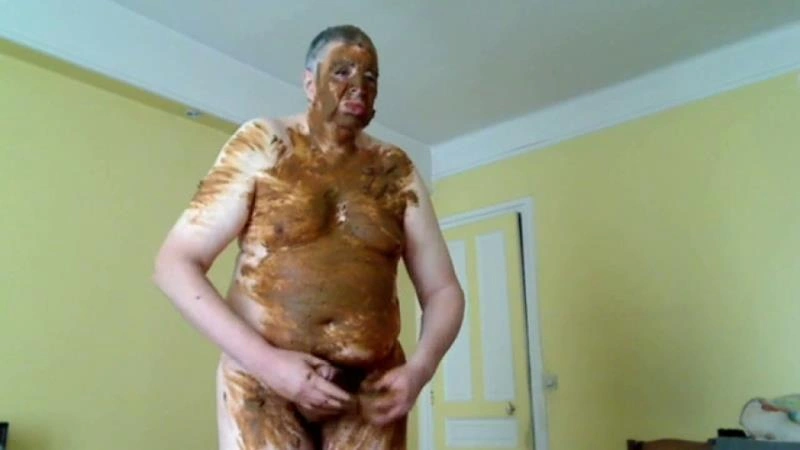 Elderly Gay Scat Play – Full Body Smearing and Orgasm P1 (2026/SD)