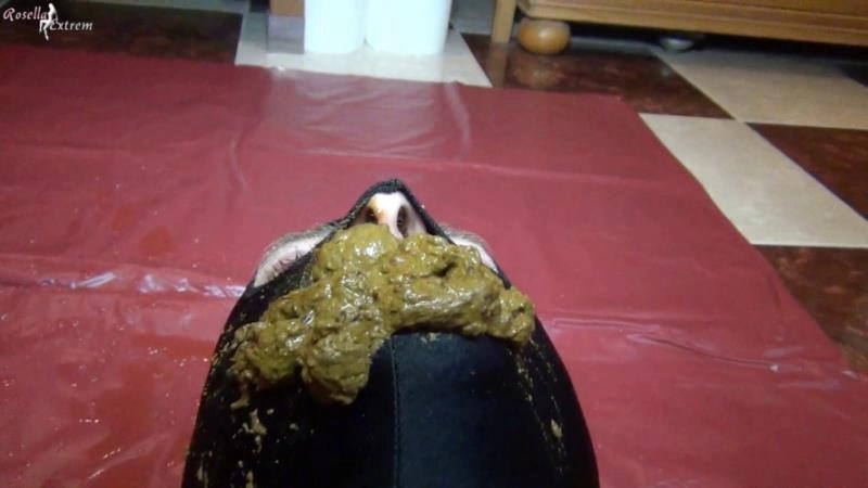Slave in doggystyle, pooping, in his mouth RosellaExtrem - (2026/FullHD)