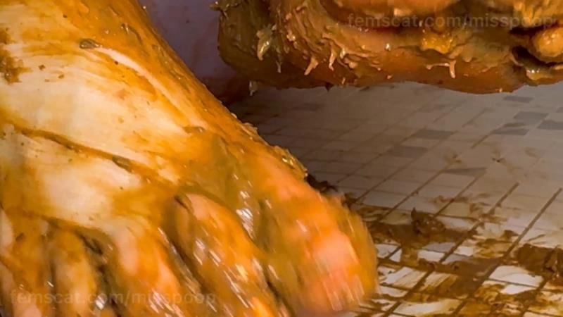 Dirty feet with poo MissPoop - (2026/FullHD)