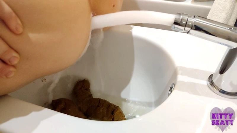 Huge dump in fancy hotel bidet Kitty Skatt - (2026/FullHD)